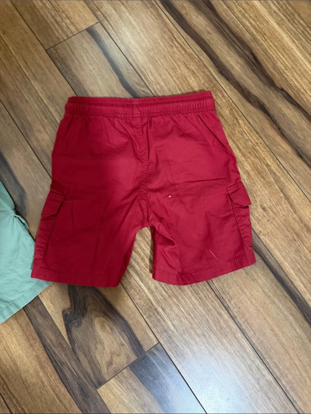The Children's Place Cargo Shorts Trio - Red, Sage, Gray Camo